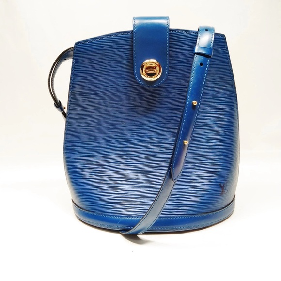 Louis Vuitton Cluny Epi Blue Shoulder Bag - Picture 1 of 9